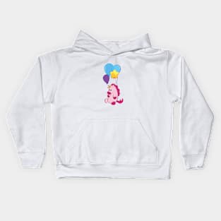 Unicorn balloons Kids Hoodie